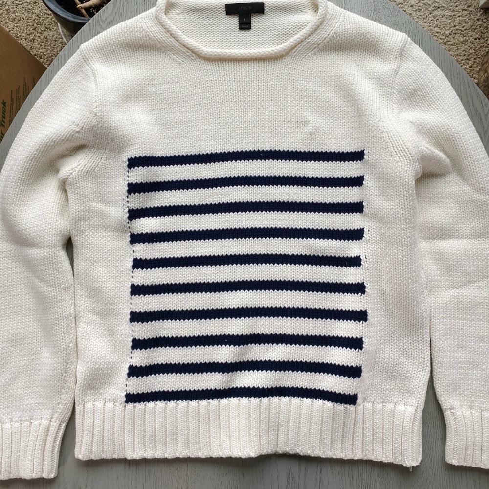 J. Crew Rollneck Sweater - Small - 100% Cotton